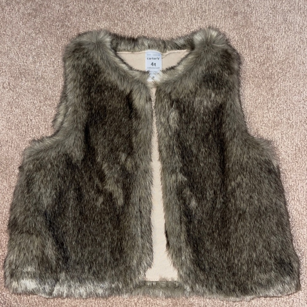 Carter’s Faux Fur Vest